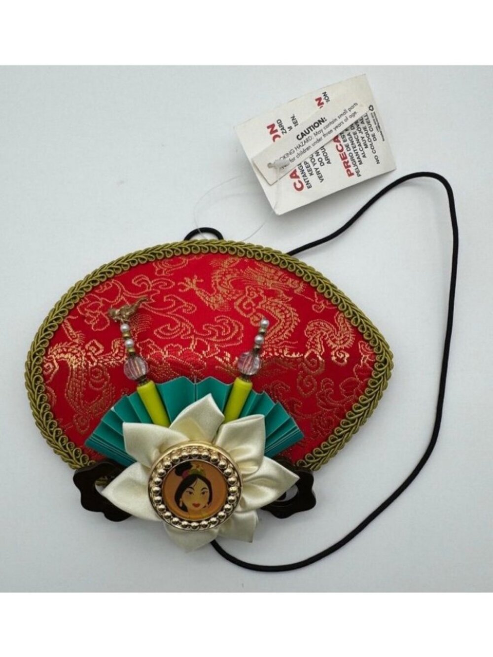 Disney Parks Princess Mulan Elastic Headband Hair Accessory Adult One Size OSFM